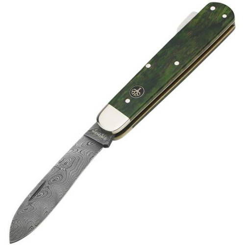 Boker - Damast Hunter Lockback Green Boker - Damast Hunter Lockback Green
