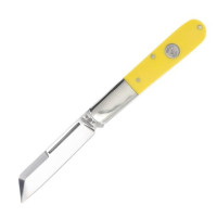 Barlow Pocket Knife Yellow Delrin             
