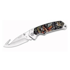 Buck 278CMB Folding Alpha Hunter               3.5" Blade with Gut Hook, Camo 
