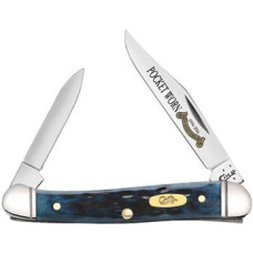 Case Mini Copperhead Pocket Worn Denim Bone