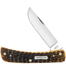 Case Sod Buster JR-Jigged Burnt Amber Bone