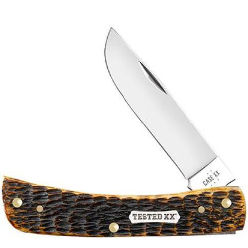 Case Sod Buster JR-Jigged Burnt Amber Bone Case Sod Buster JR-Jigged Burnt Amber Bone
