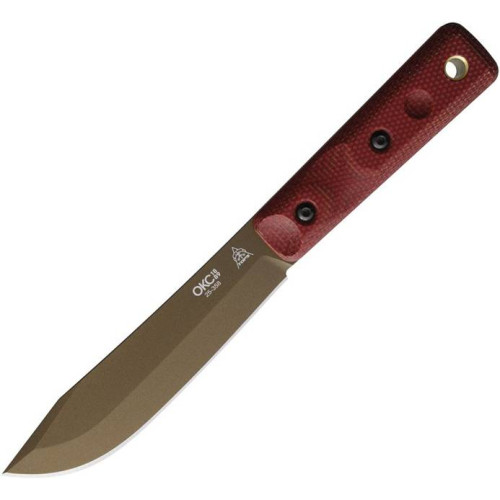 Ontario XL Hunter FIXED Blade Red Micarta Ontario XL Hunter FIXED Blade Red Micarta