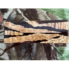 Stabilized Curly Birch Hybride  2 - 30 x 40 x 120 mm