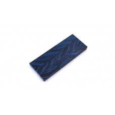 G-10 Damascus Black & Blue