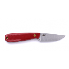Necker 70 - Red Micarta / Leather