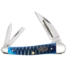 Case XX Seahorse Whittler Limited Edition Gator Jig Ocean Blue Bone