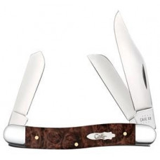 Smooth Brown Maple Burl Wood Stockman