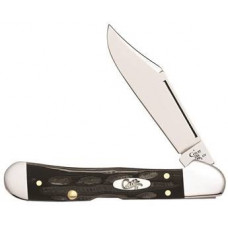 Jigged Buffalo Horn Mini Copper Lock