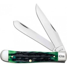 Case Trapper Knife - Hunter Green Bone