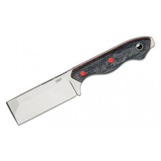  CRKT- Razel  2.79”Satin Chisel Blade Black & Red Resin Handle