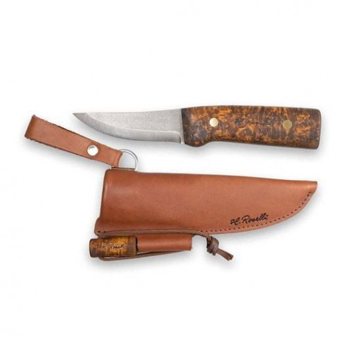 Hunting Knife Full Tang, Dark Handle Inc Fire Steel Hunting Knife Full Tang, Dark Handle Inc Fire Steel