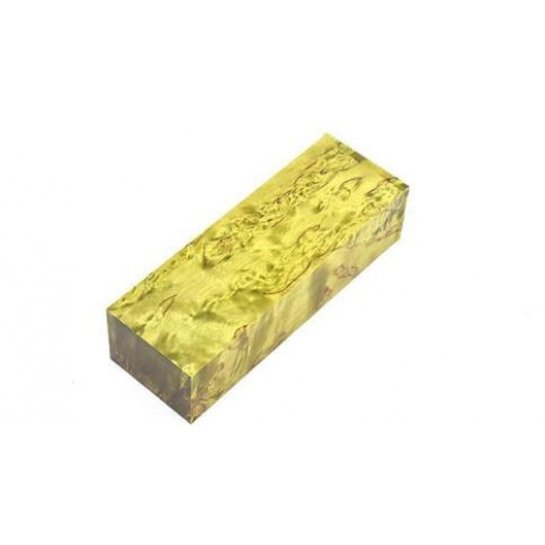 Stabilized Curly Birch – Lime Stabilized Curly Birch – Lime