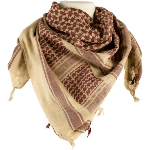 Shemagh Head Wrap Tan/Brown Shemagh Head Wrap Tan/Brown