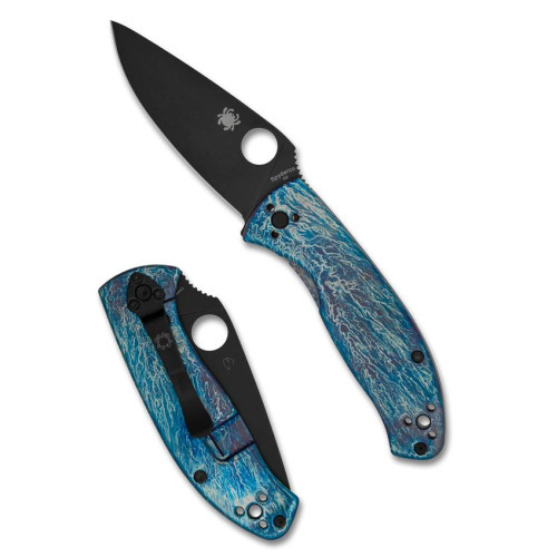 Spyderco Tenacious Titanium Black. Spyderco Tenacious Titanium Black.