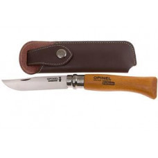 Opinel pocket knife No. 8 Luxury  leather sheath