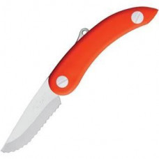 SVORD ZERO METAL PEASANT SERRATED POLYCARBONATE BLADE ORANGE 