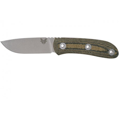 Pardue Hunter Knife, Drop-Point Blade, Satin Finish, Olive and Black Handle Pardue Hunter Knife, Drop-Point Blade, Satin Finish, Olive and Black Handle