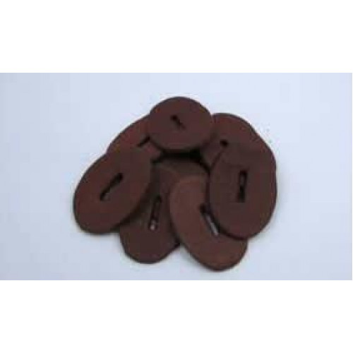 Leather Spacers Brown 10 pcs Leather Spacers Brown 10 pcs