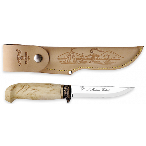 Hunting Knife with Bronze Fingerguard Hunting Knife with Bronze Fingerguard