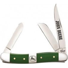 John Deere Medium Stockman, Smooth Green Synthetic Handle