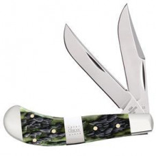 Tang Stamp Series Olive Green Bone Saddlehorn