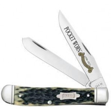 Pocket Worn® Olive Green Bone Peach Seed Jig Trapper.