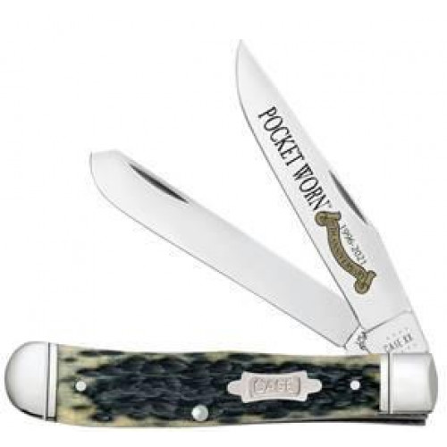 Pocket Worn® Olive Green Bone Peach Seed Jig Trapper. Pocket Worn® Olive Green Bone Peach Seed Jig Trapper.
