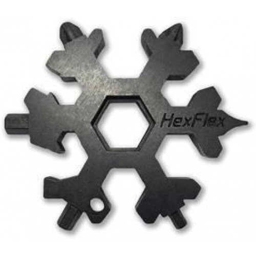Hexflex Adventure Tool Black Metric Hexflex Adventure Tool Black Metric