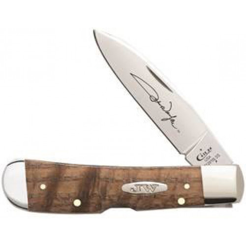 John Wayne Smooth Curly Oak Tribal Lock Knife John Wayne Smooth Curly Oak Tribal Lock Knife