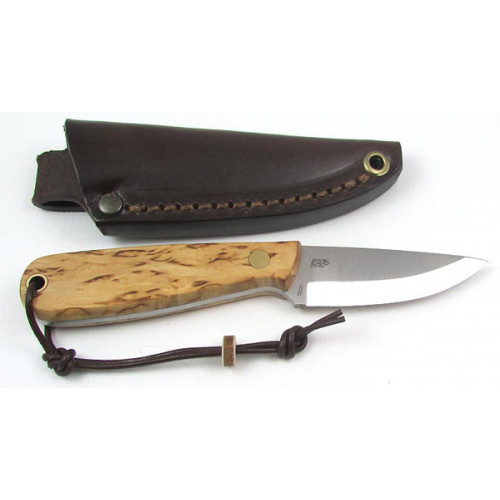 Necker 70 knife/Curly Birch Necker 70 knife/Curly Birch