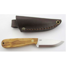 Necker 70 knife Sc/Leather/Olive