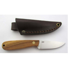 Necker 70 knife F/Leather/Olive