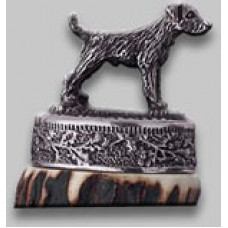 Jack Russell Nickel Silver Butt Cap