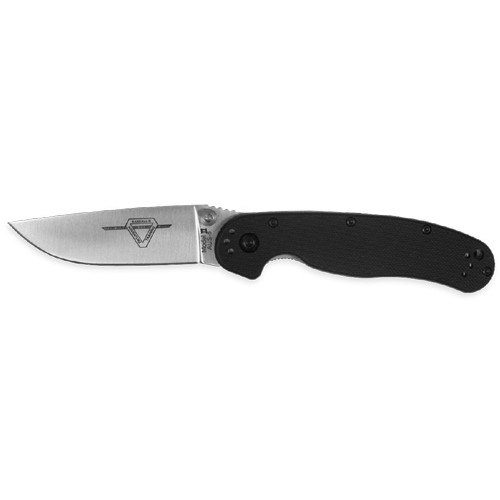 RAT II Folder Black Handle - Satin Blade RAT II Folder Black Handle - Satin Blade