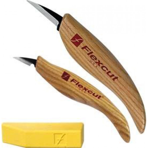 Flexcut Whittlers 2-Piece Knife Kit Flexcut Whittlers 2-Piece Knife Kit