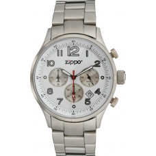 Men's Chronograph Watch White dial / Black logo
