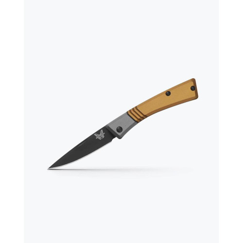 Benchmade Successor 315BK-01, Black Cerakota M390 Burnt Brass, Ash Grey Aluminium Benchmade Successor 315BK-01, Black Cerakota M390 Burnt Brass, Ash Grey Aluminium