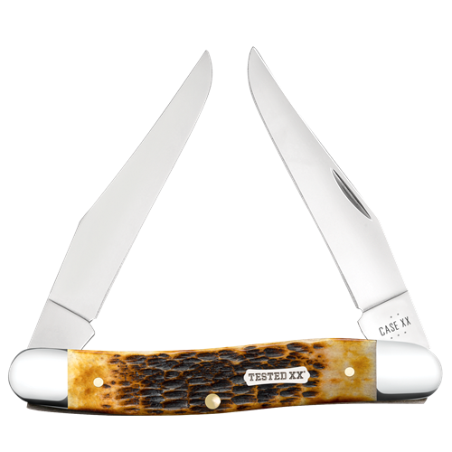 Rogers Jigged Burnt Amber Bone CS Muskrat Rogers Jigged Burnt Amber Bone CS Muskrat
