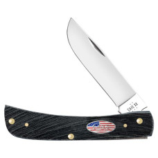 Gray Sawcut Jigged Bone Sod Buster Jr Folding Knife