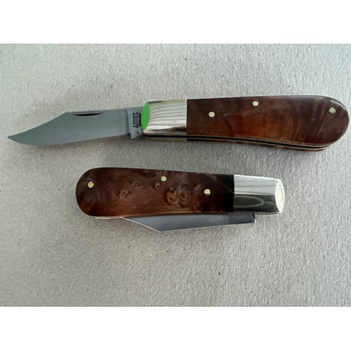 Clip Point Stabilized Spalted Chestnut Clip Point Stabilized Spalted Chestnut